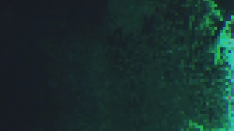 Unique Design. Abstract Digital Animation. Pixel Noise Glitch Error Video Damage Stock Footage 84904148