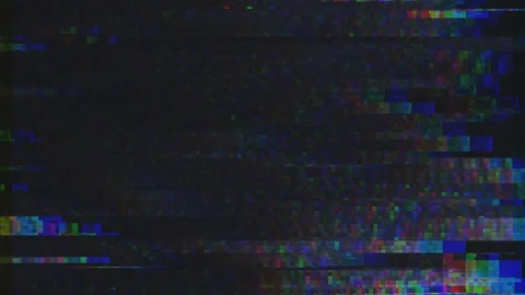 Unique Design. Abstract Digital Animation. Pixel Noise Glitch Error Video Damage Stock Footage 85700099