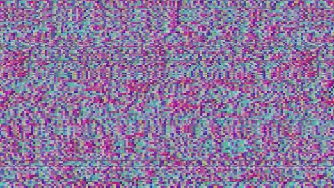 Unique Design. Abstract Digital Animation. Pixel Noise Glitch Error Video Damage Stock Footage 86421036
