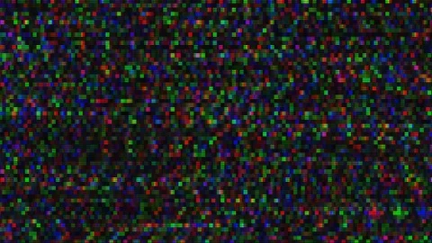 Unique Design. Abstract Digital Animation. Pixel Noise Glitch Error Video Damage Stock Footage 86487963