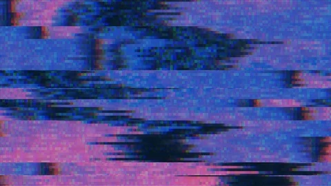 Unique Design. Abstract Digital Animation. Pixel Noise Glitch Error Video Damage Stock Footage 86611357