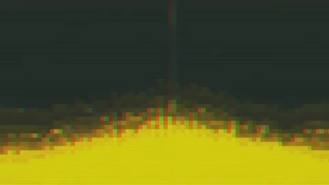 Unique Design. Abstract Digital Animation. Pixel Noise Glitch Error Video Damage Stock Footage 86993589
