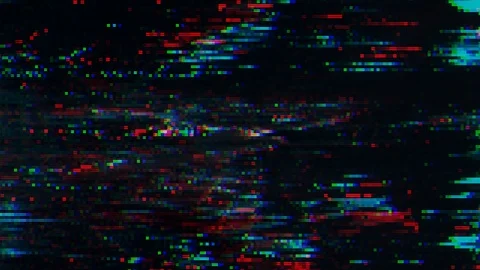 Unique Design. Abstract Digital Animation. Pixel Noise Glitch Error Video Damage Stock Footage 87297918