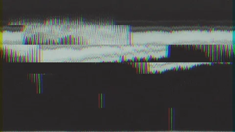 Unique Design. Abstract Digital Animation. Pixel Noise Glitch Error Video Damage Stock Footage 87345315