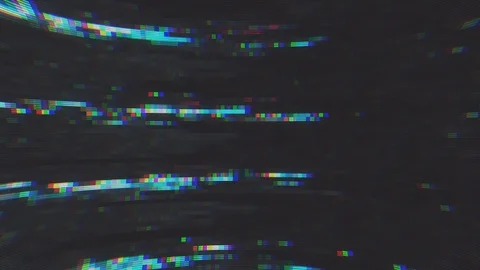 Unique Design. Abstract Digital Animation. Pixel Noise Glitch Error Video Damage Stock Footage 87565042