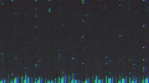 Unique Design. Abstract Digital Animation. Pixel Noise Glitch Error Video Damage Stock Footage 87565120