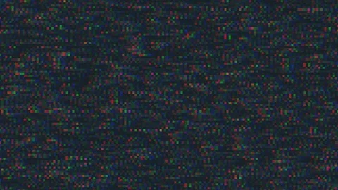 Unique Design. Abstract Digital Animation. Pixel Noise Glitch Error Video Damage Stock Footage 89091814