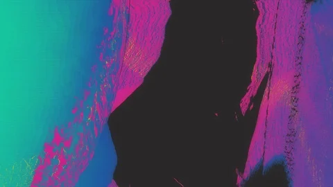 Unique Design. Abstract Digital Animation. Pixel Noise Glitch Error Video Damage Stock Footage 89233697