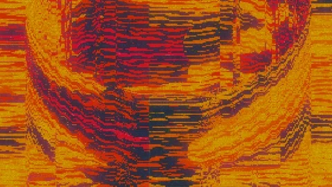 Unique Design. Abstract Digital Animation. Pixel Noise Glitch Error Video Damage Stock Footage 89299103