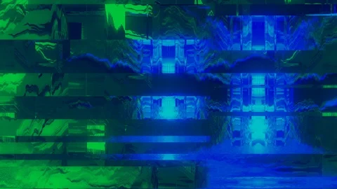 Unique Design. Abstract Digital Animation. Pixel Noise Glitch Error Video Damage Stock Footage 89299105
