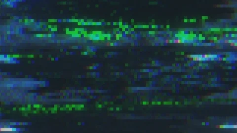 Unique Design. Abstract Digital Animation. Pixel Noise Glitch Error Video Damage Stock Footage 89499255