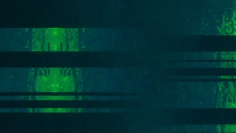 Unique Design. Abstract Digital Animation. Pixel Noise Glitch Error Video Damage Stock Footage 90357064