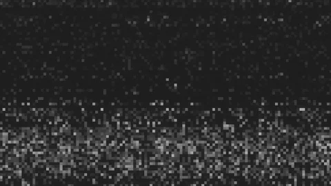 Unique Design. Abstract Digital Animation. Pixel Noise Glitch Error Video Damage Stock Footage 90523273