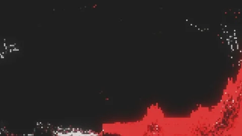 Unique Design. Abstract Digital Animation. Pixel Noise Glitch Error Video Damage Stock Footage 90563515
