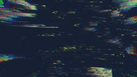 Unique Design. Abstract Digital Animation. Pixel Noise Glitch Error Video Damage Stock Footage 91399009