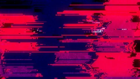 Unique Design. Abstract Digital Animation. Pixel Noise Glitch Error Video Damage Stock Footage 91662285