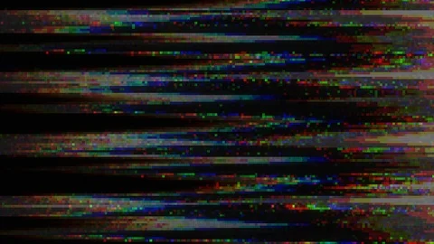 Unique Design. Abstract Digital Animation. Pixel Noise Glitch Error Video Damage Stock Footage 91789401