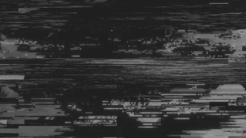 Unique Design. Abstract Digital Animation. Pixel Noise Glitch Error Video Damage Stock Footage 92090850