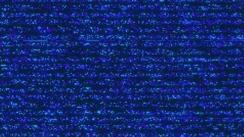 Unique Design. Abstract Digital Animation. Pixel Noise Glitch Error Video Damage Stock Footage 92142326