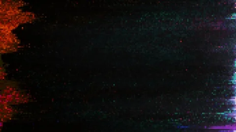 Unique Design. Abstract Digital Animation. Pixel Noise Glitch Error Video Damage 库存影片 92378066