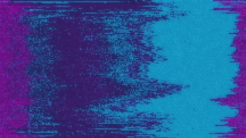 Unique Design. Abstract Digital Animation. Pixel Noise Glitch Error Video Damage Stock Footage 93663333