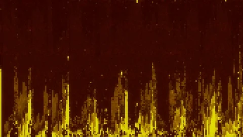 Unique Design. Abstract Digital Animation. Pixel Noise Glitch Error Video Damage Stock Footage 93711783
