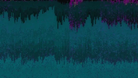 Unique Design. Abstract Digital Animation. Pixel Noise Glitch Error Video Damage Stock Footage 93756696
