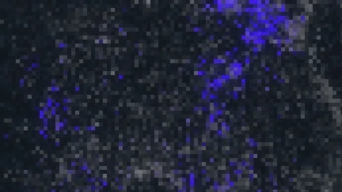Unique Design. Abstract Digital Animation. Pixel Noise Glitch Error Video Damage Stock-Footage 94223867