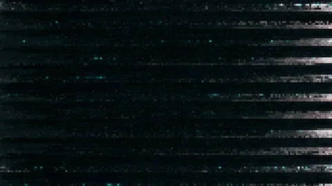 Unique Design. Abstract Digital Animation. Pixel Noise Glitch Error Video Damage Stock Footage 94453300