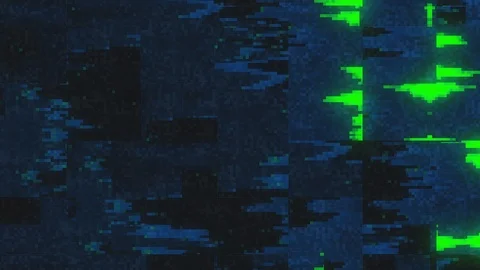 Unique Design. Abstract Digital Animation. Pixel Noise Glitch Error Video Damage Video stock 94487027