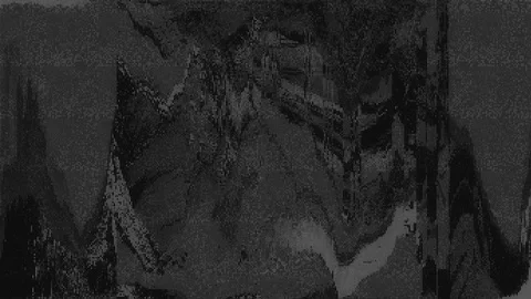 Unique Design. Abstract Digital Animation. Pixel Noise Glitch Error Video Damage Stock-Footage 94679488