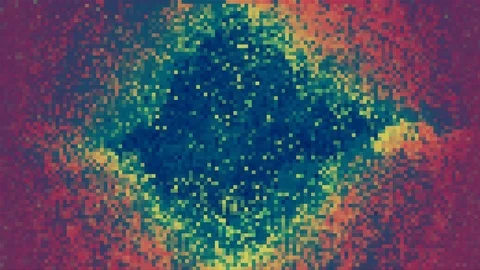 Unique Design. Abstract Digital Animation. Pixel Noise Glitch Error Video Damage Stock Footage 95751325