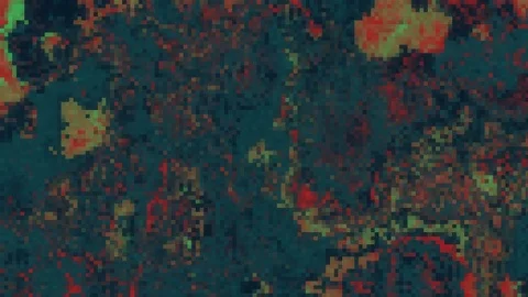 Unique Design. Abstract Digital Animation. Pixel Noise Glitch Error Video Damage Stock Footage 96166849