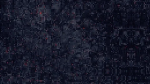 Unique Design. Abstract Digital Animation. Pixel Noise Glitch Error Video Damage Stock Footage 96386422