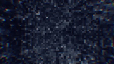 Unique Design. Abstract Digital Animation. Pixel Noise Glitch Error Video Damage Stock Footage 96386483