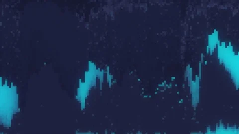 Unique Design. Abstract Digital Animation. Pixel Noise Glitch Error Video Damage Stock-Footage 96710730