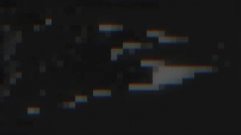 Unique Design. Abstract Digital Animation. Pixel Noise Glitch Error Video Damage Stock Footage 96711120