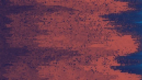 Unique Design. Abstract Digital Animation. Pixel Noise Glitch Error Video Damage Stock Footage 97185892