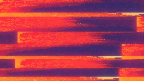 Unique Design. Abstract Digital Animation. Pixel Noise Glitch Error Video Damage Stock Footage 97395424