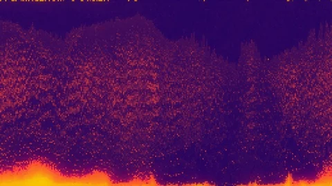 Unique Design. Abstract Digital Animation. Pixel Noise Glitch Error Video Damage Video stock 97463428