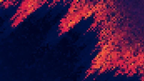 Unique Design. Abstract Digital Animation. Pixel Noise Glitch Error Video Damage Stock Footage 97960398
