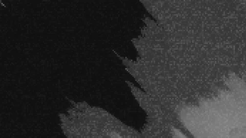 Unique Design. Abstract Digital Animation. Pixel Noise Glitch Error Video Damage Stock Footage 98219320