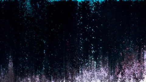 Unique Design. Abstract Digital Animation. Pixel Noise Glitch Error Video Damage Stock Footage 98474374