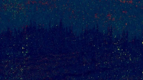 Unique Design. Abstract Digital Animation. Pixel Noise Glitch Error Video Damage Stock Footage 99167477