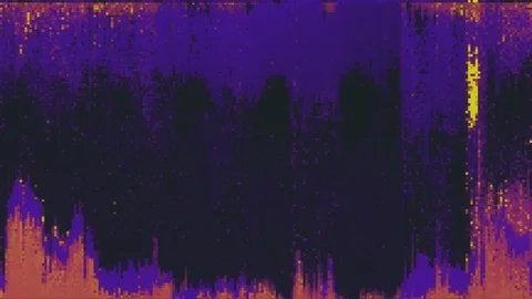 Unique Design. Abstract Digital Animation. Pixel Noise Glitch Error Video Damage 库存影片 99259646