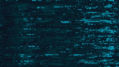 Unique Design. Abstract Digital Animation. Pixel Noise Glitch Error Video Damage Stock Footage 99808924