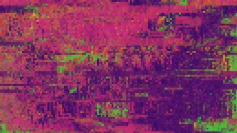 Unique Design. Abstract Digital Animation. Pixel Noise Glitch Error Video Damage Stock Footage 99889495