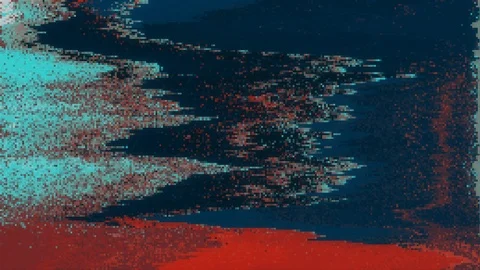Unique Design. Abstract Digital Animation. Pixel Noise Glitch Error Video Damage Stock Footage 100126458