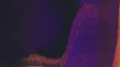 Unique Design. Abstract Digital Animation. Pixel Noise Glitch Error Video Damage Stock Footage 100126577