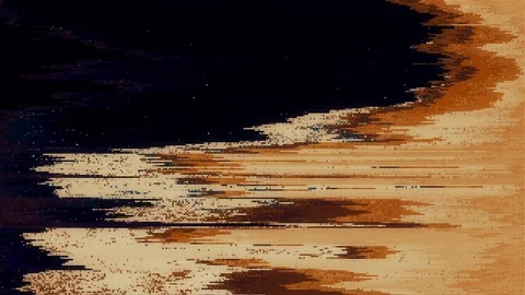 Unique Design. Abstract Digital Animation. Pixel Noise Glitch Error Video Damage Stock Footage 100657055
